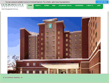 Tablet Screenshot of harmonyhospitality.com
